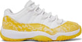 Jordan 11 Retro Low - Yellow Snakeskin