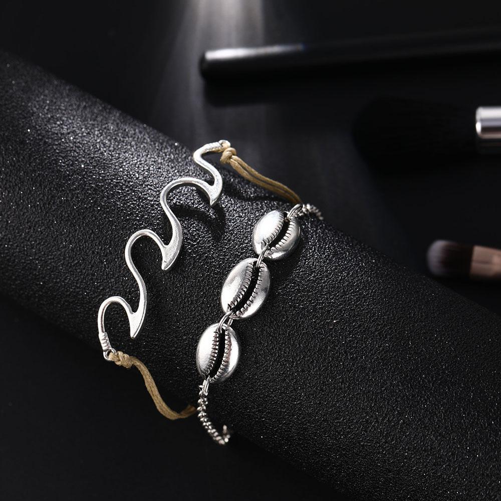 Boho Ocean Wave Anklet